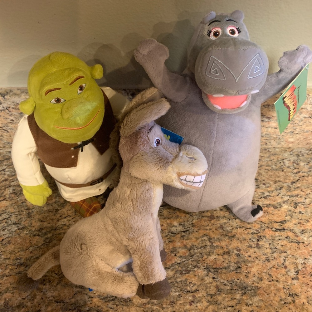 Set of 3 Dreamworks characters